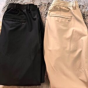Marc New York Black and Silver Chinos